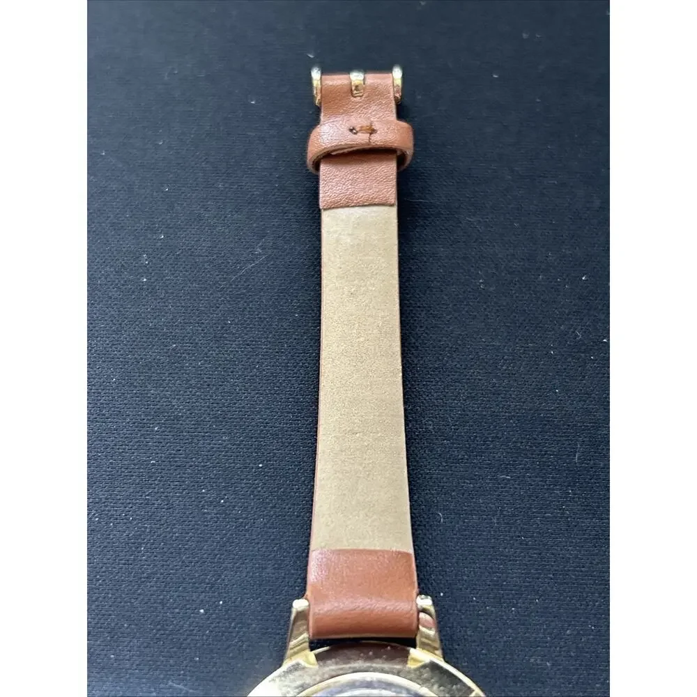 Geneva Gold Tone White Dial Women’s Quartz Watch